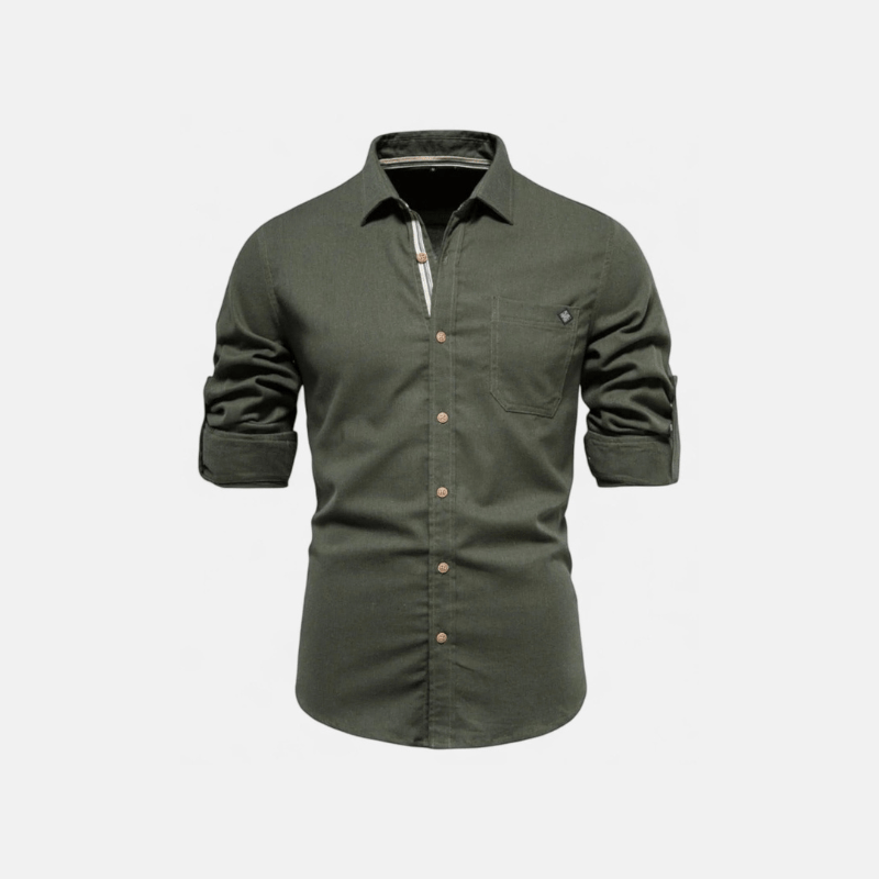 Damian – Tailored Slim Fit Shirt - White - S - OldMoney Fashion