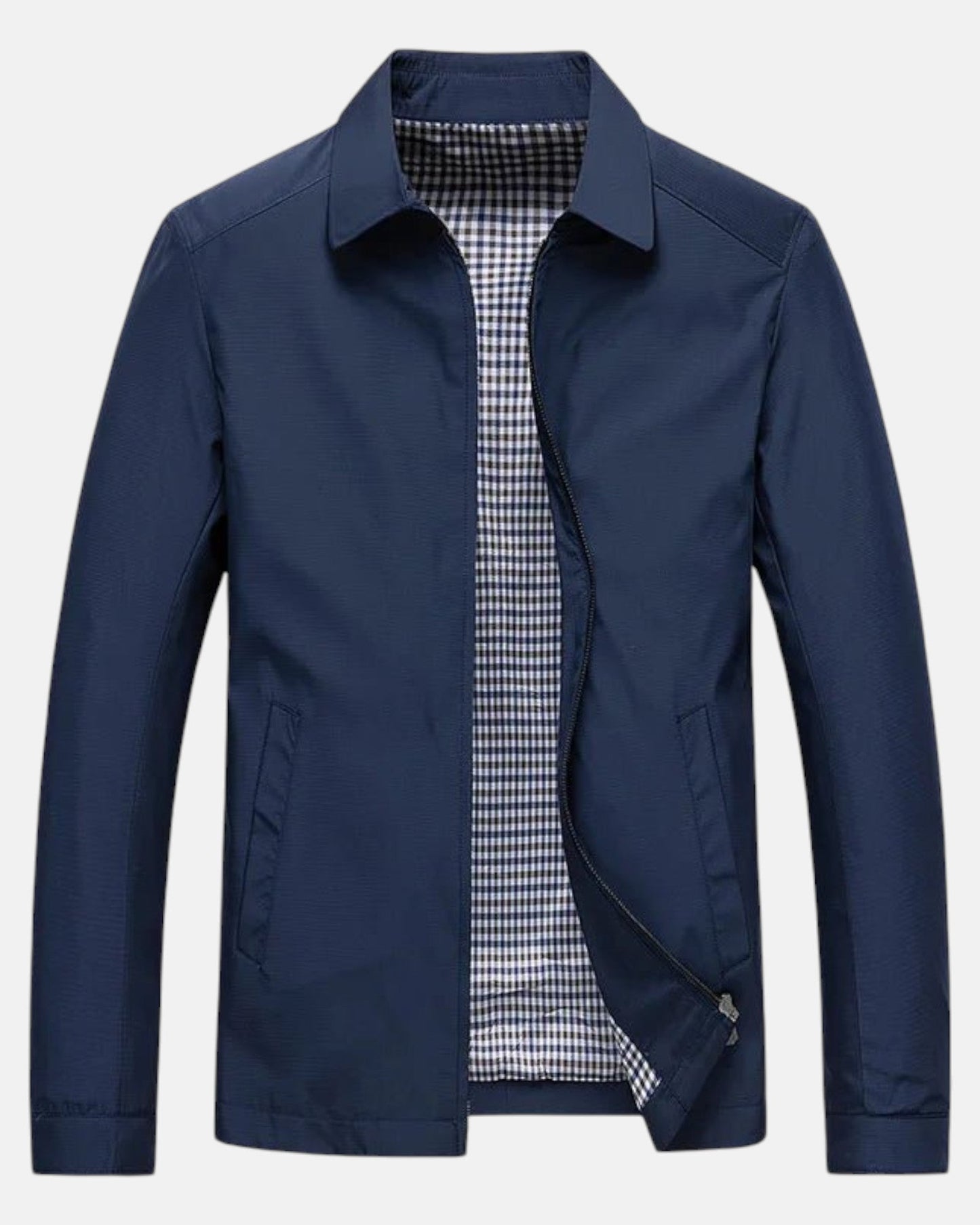 Henrik – Lightweight Summer Jacket - Blue - 36 - Old Money Fashion