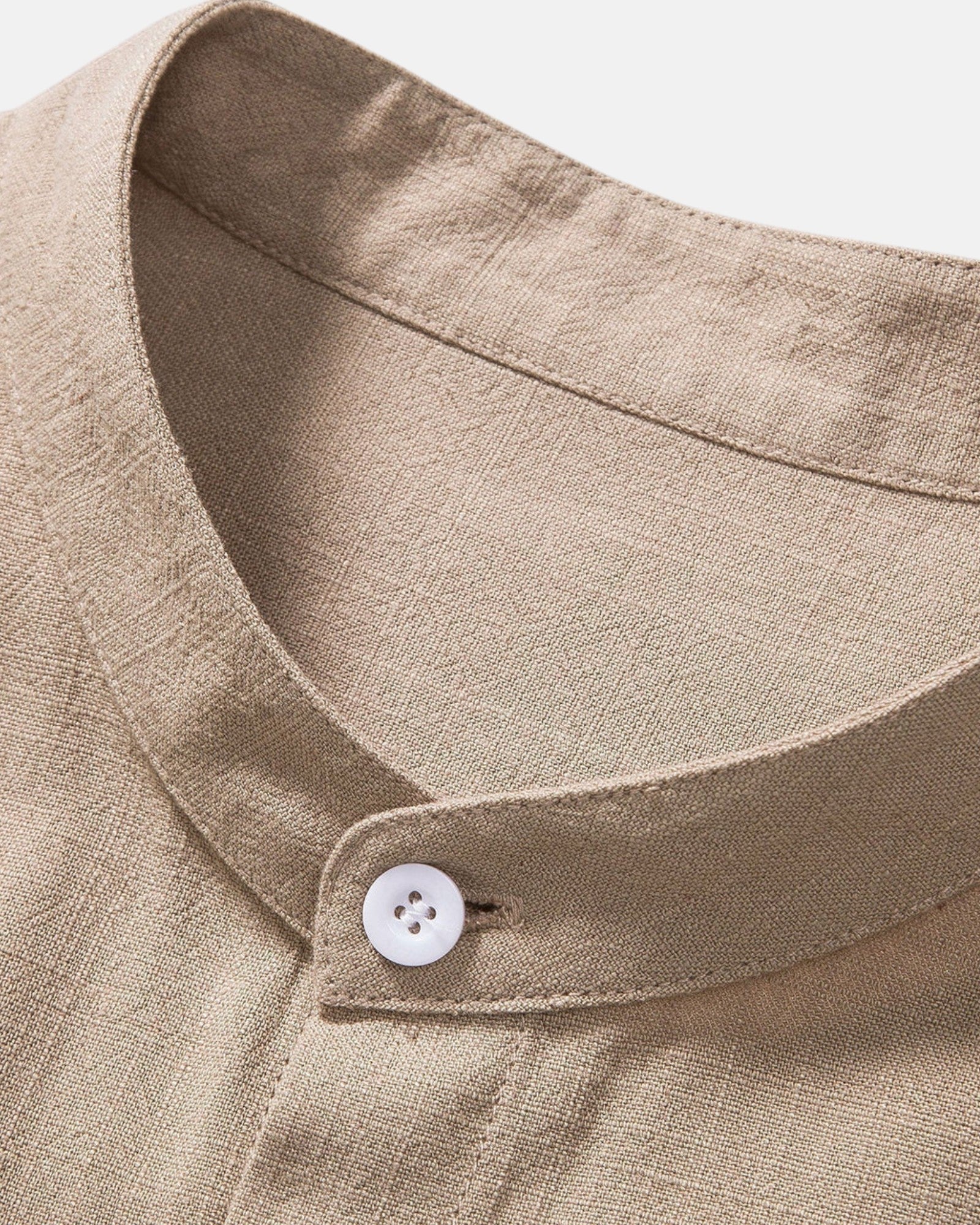 Peter – Luxurious Linen Set for Timeless Elegance - Coffee Brown - S - OldMoney - Fashion