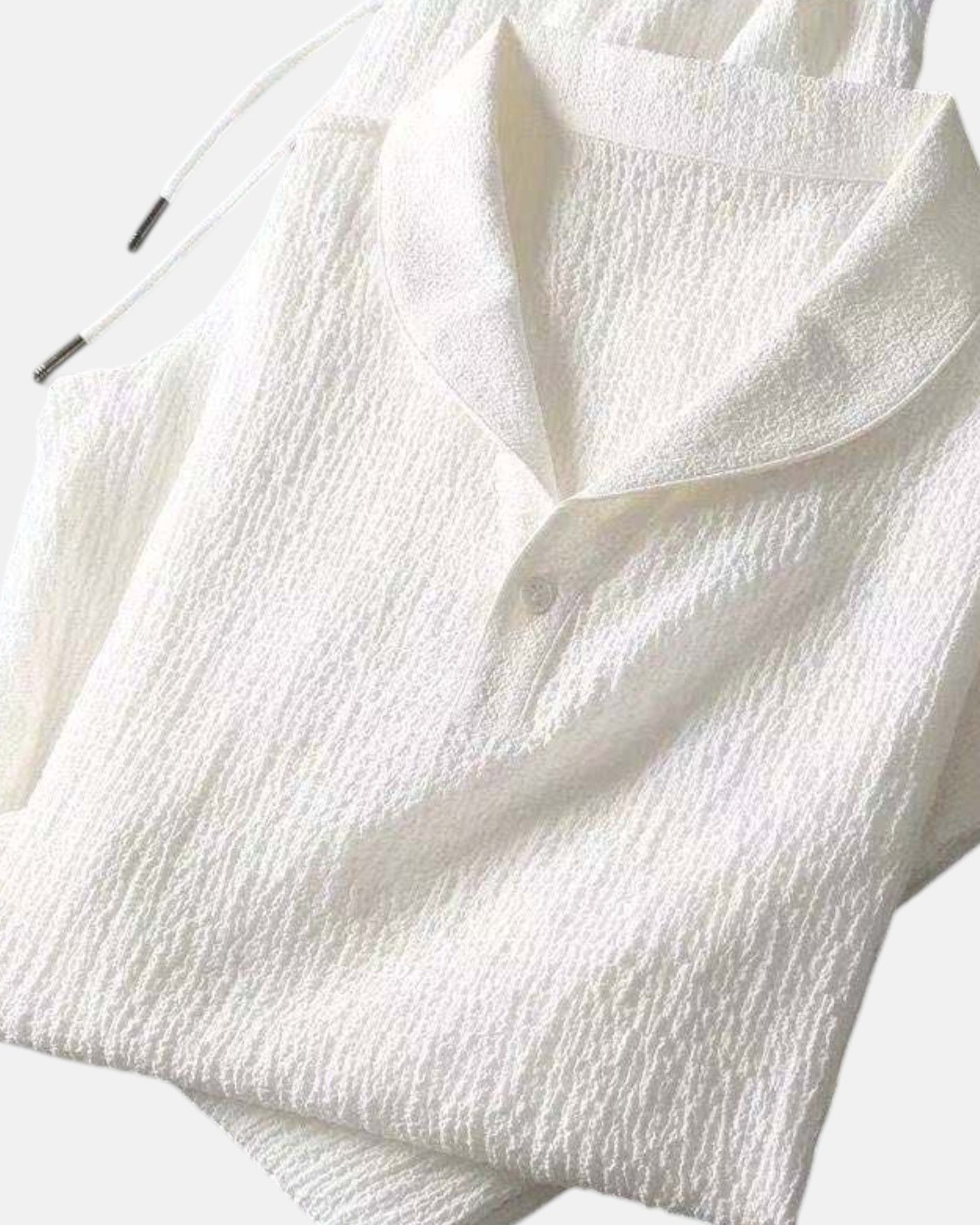 Hugo – Refined Fit Summer Cotton Set - White - S - OldMoney - Fashion