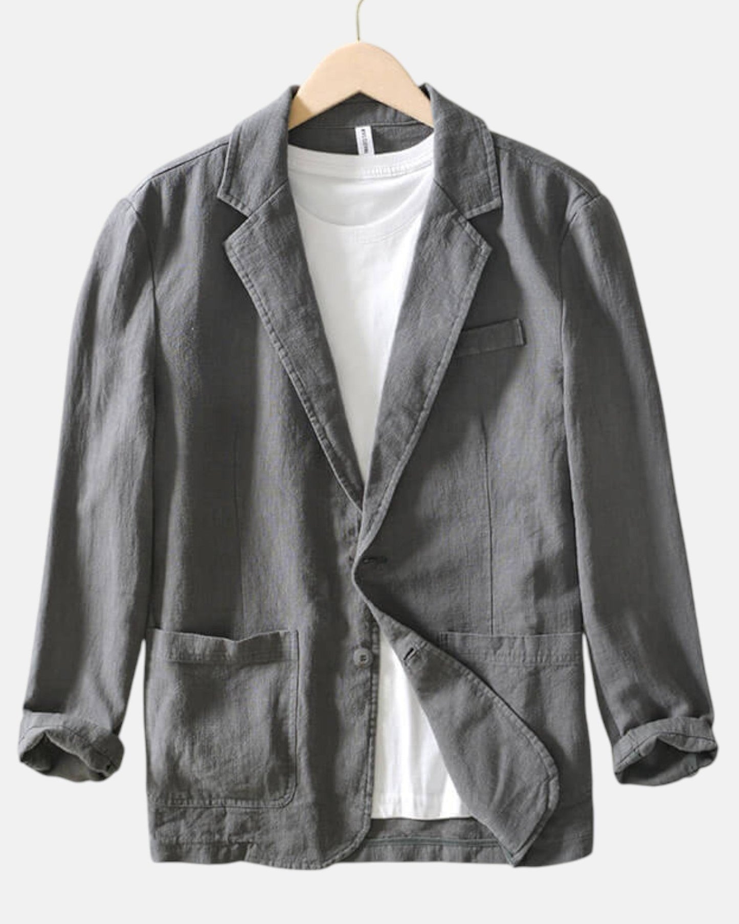 Joseph – Refined Linen Summer Jacket for Elegance - Grey - XS - OldMoney - Fashion